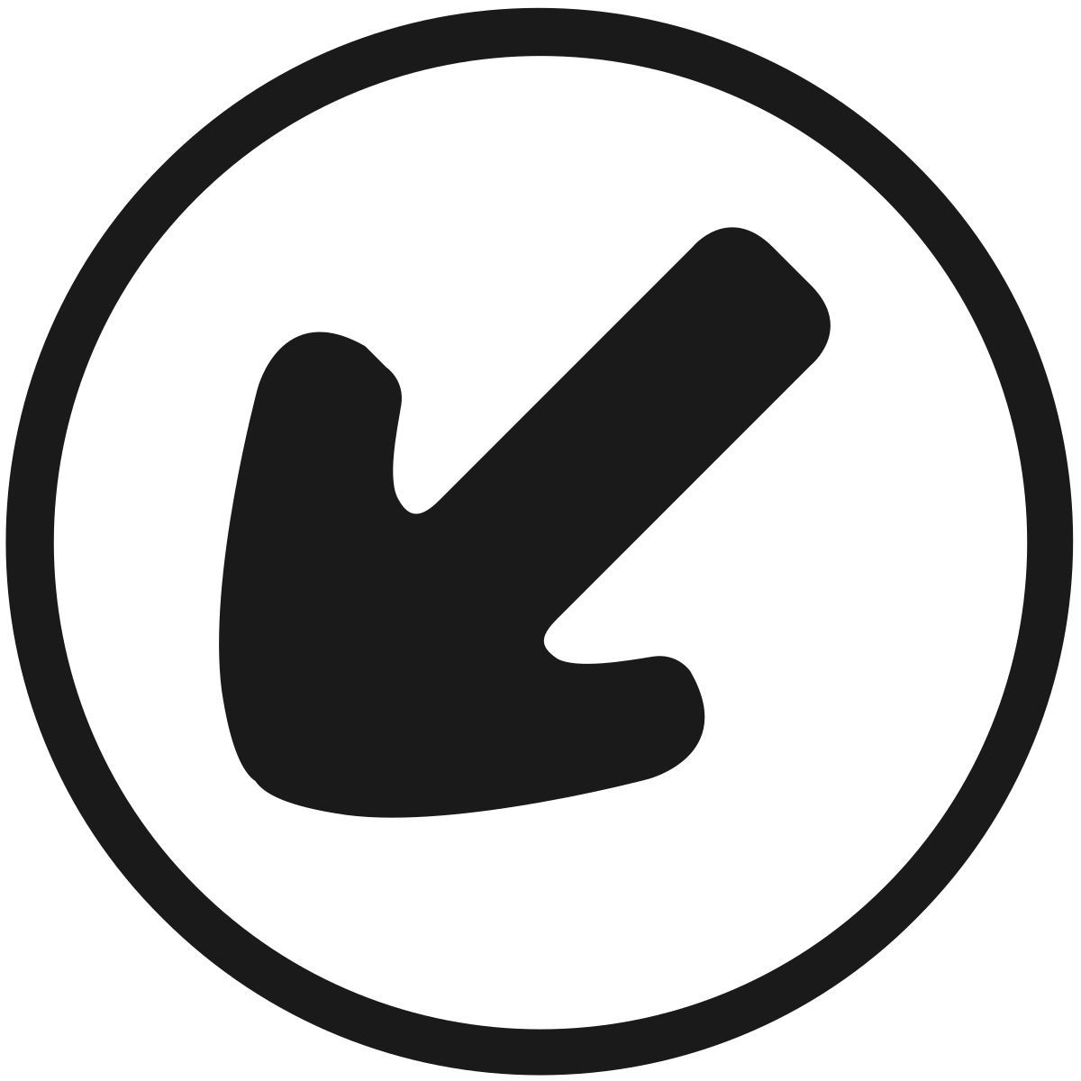 abaixo icon