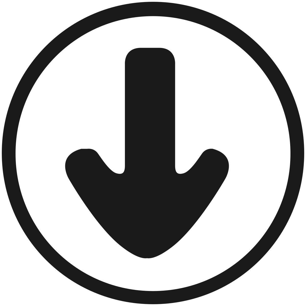 down icon