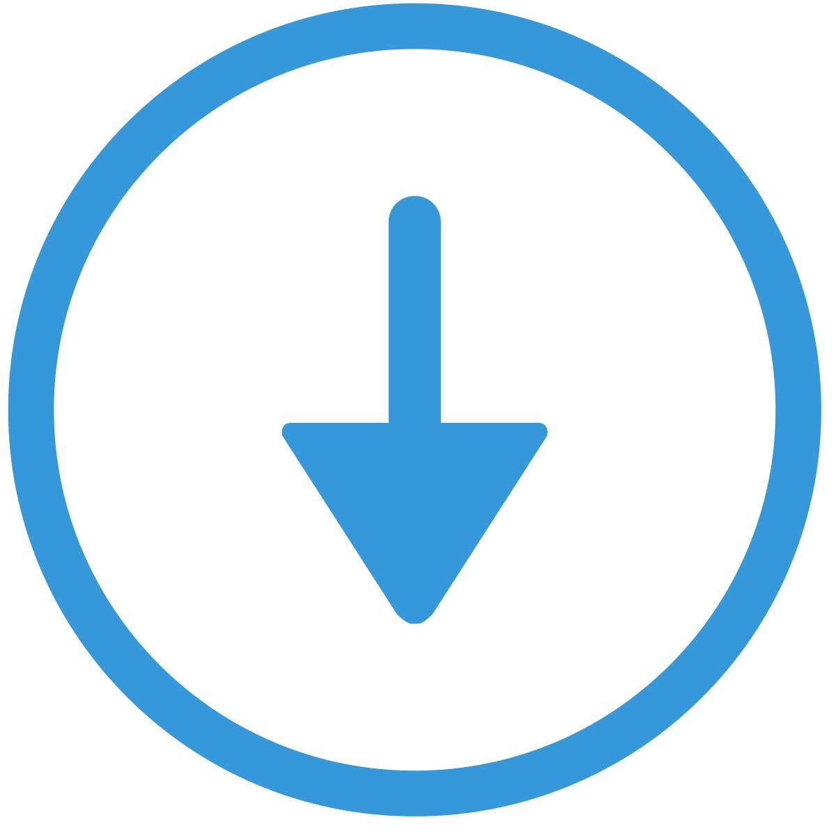 abaixo icon