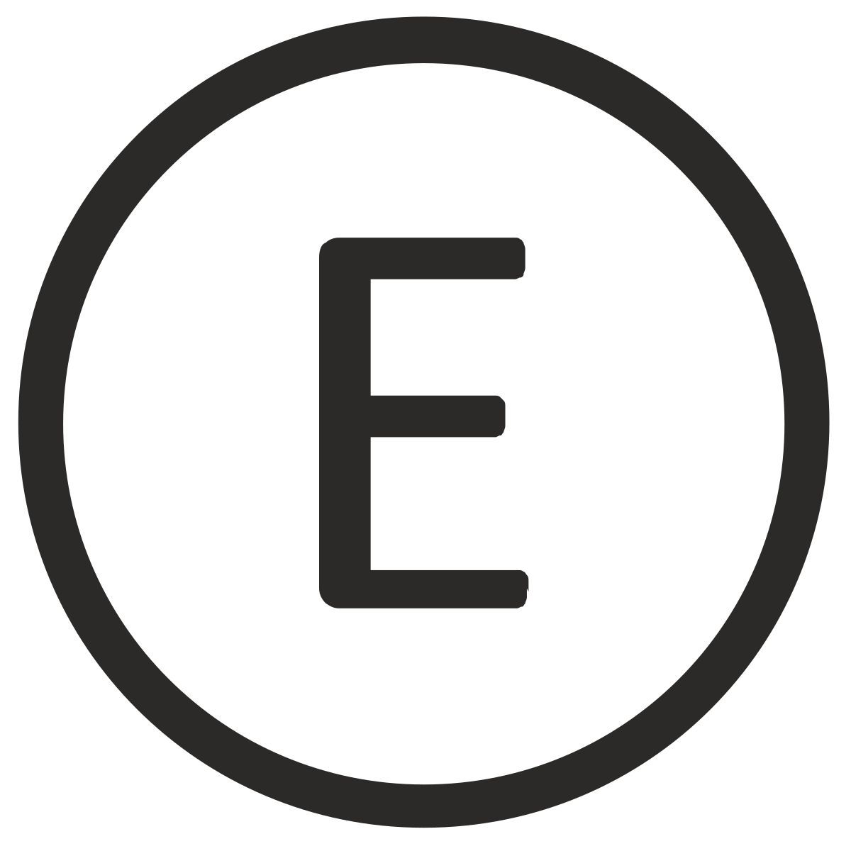 E icon