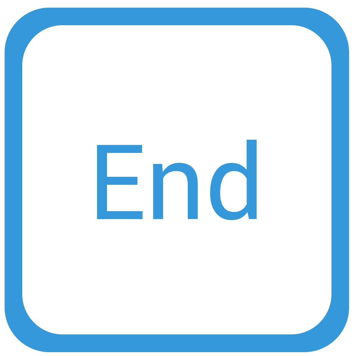 end icon