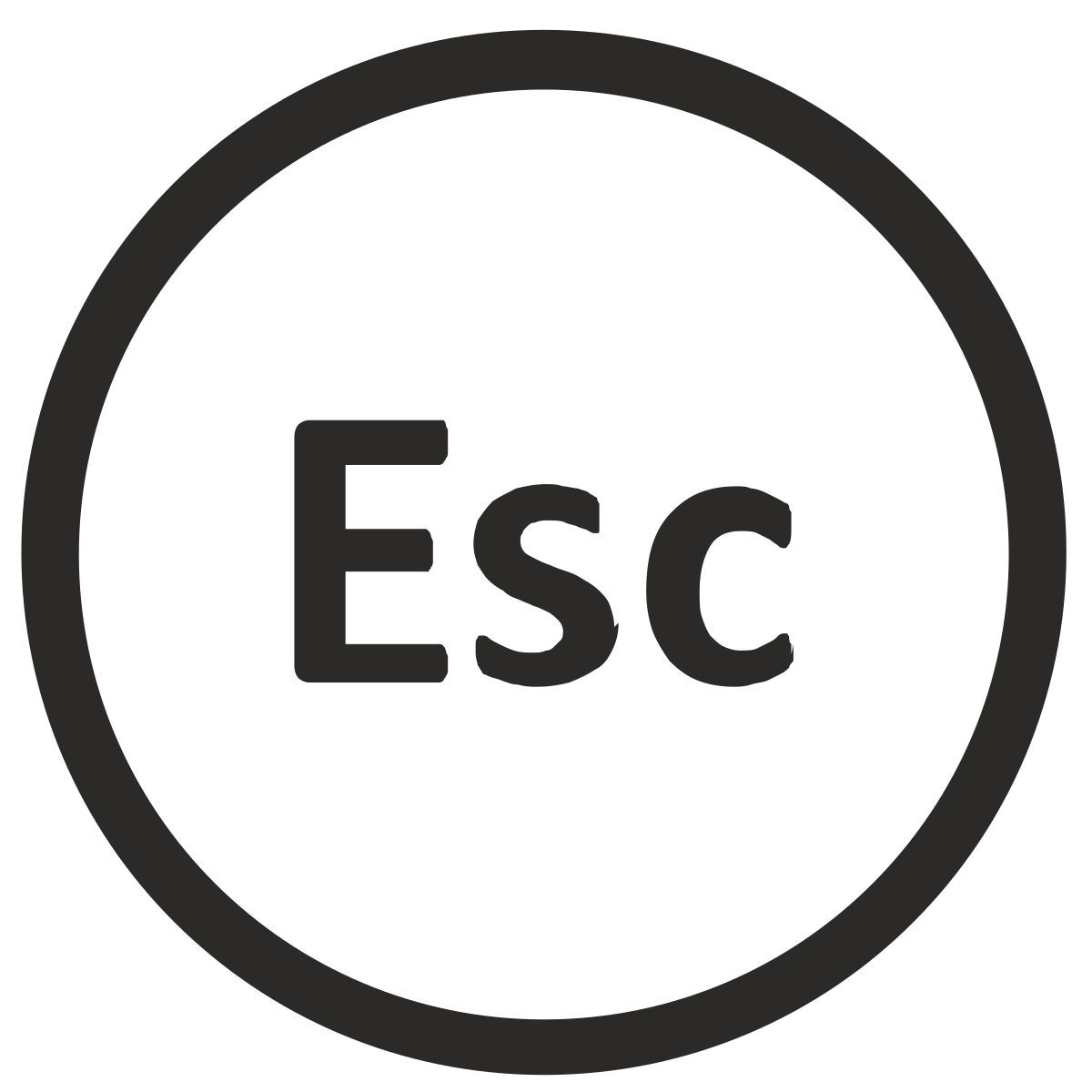 Esc icon