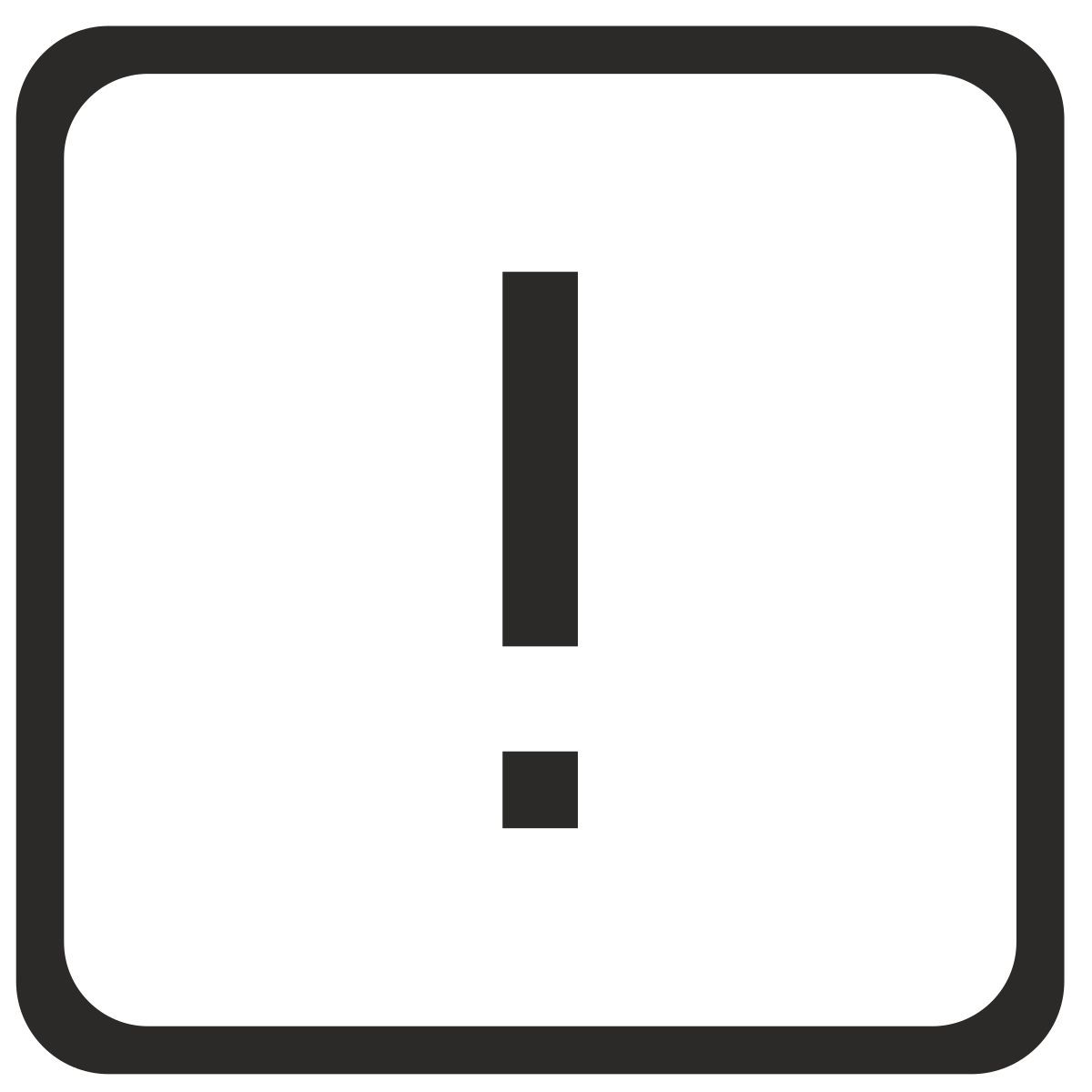 exclamation mark icon