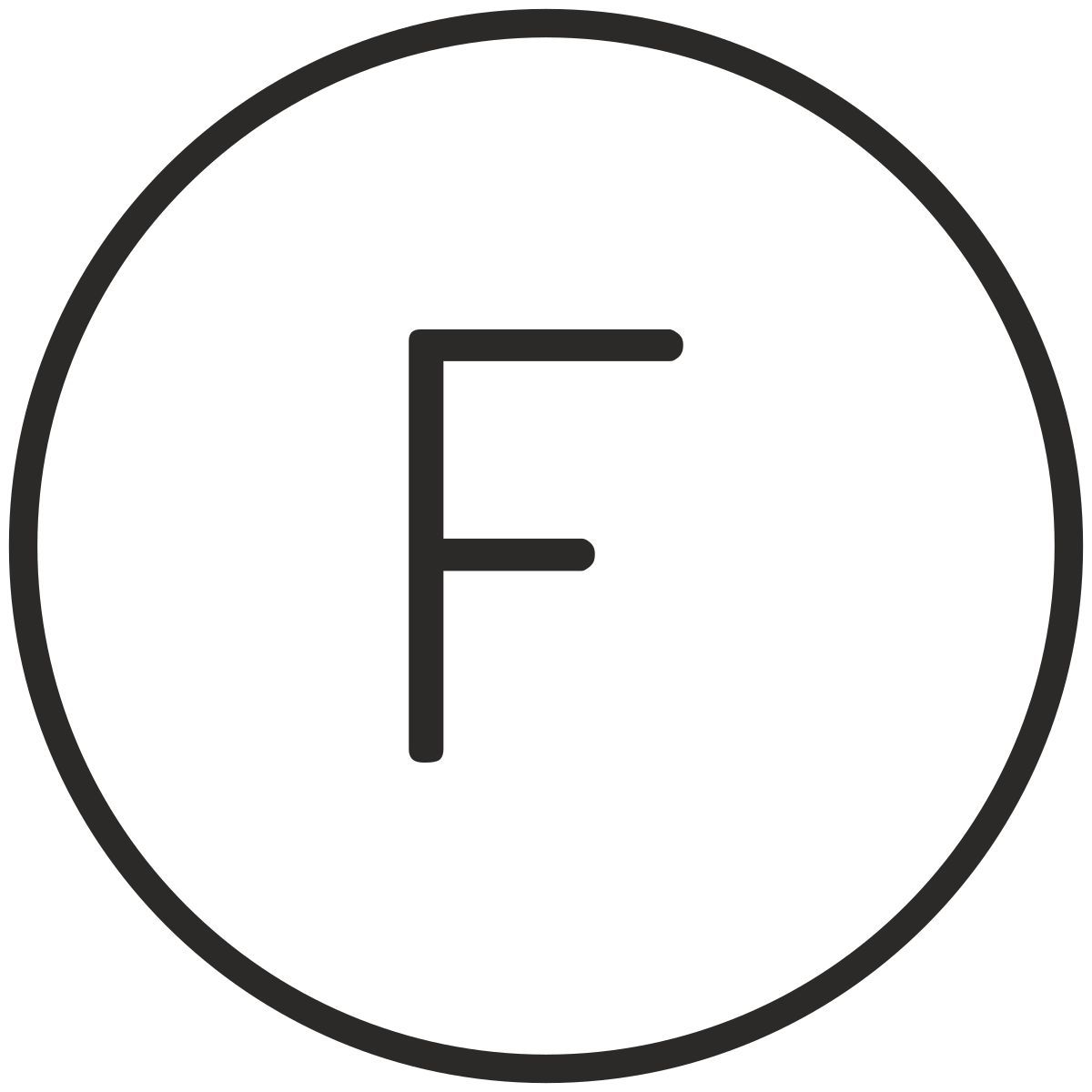 f icon