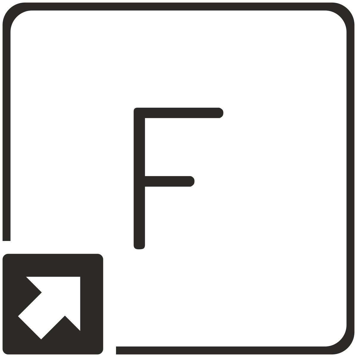 f icon