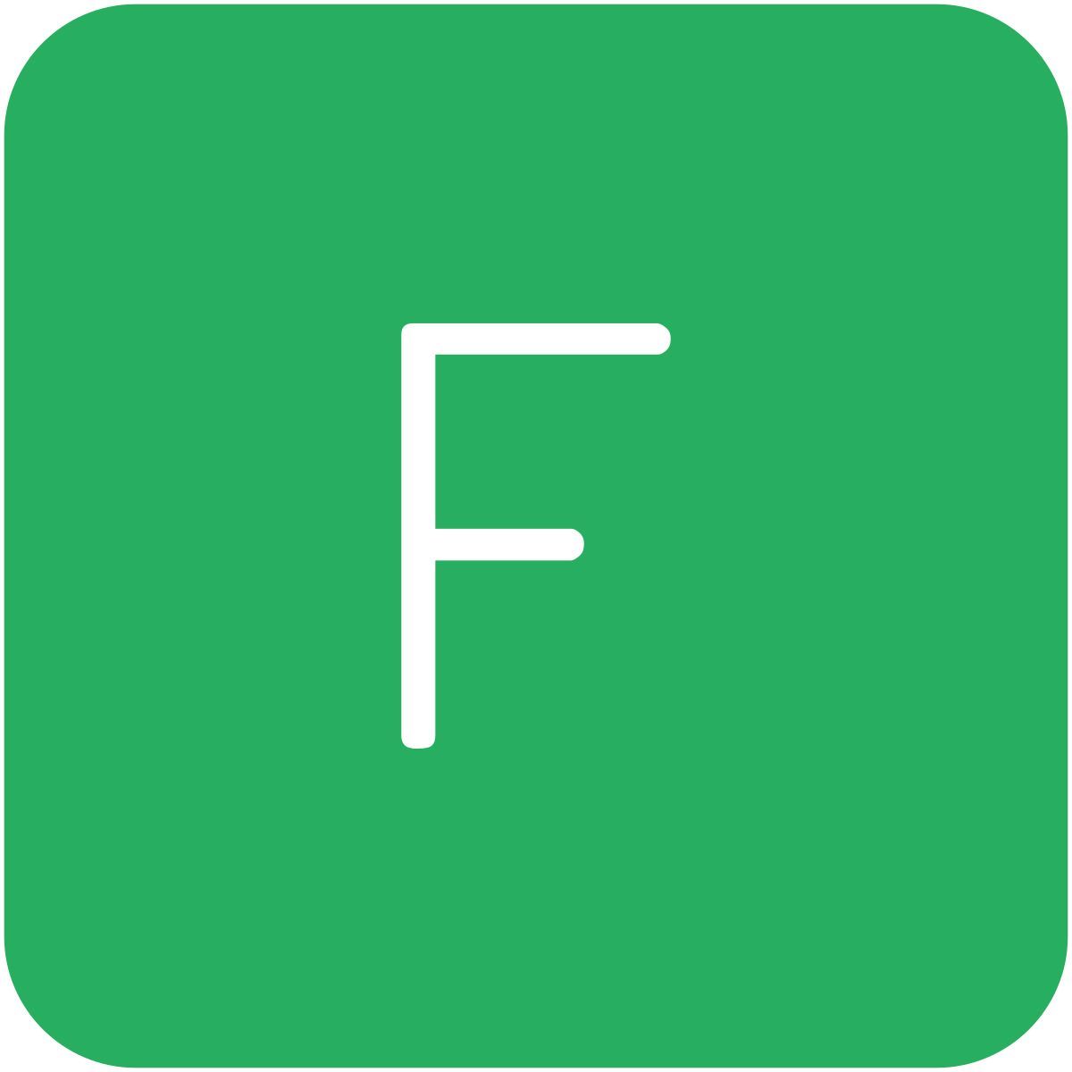 f icon