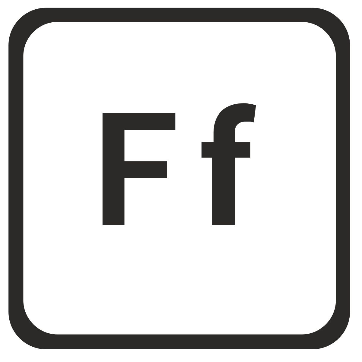 f icon