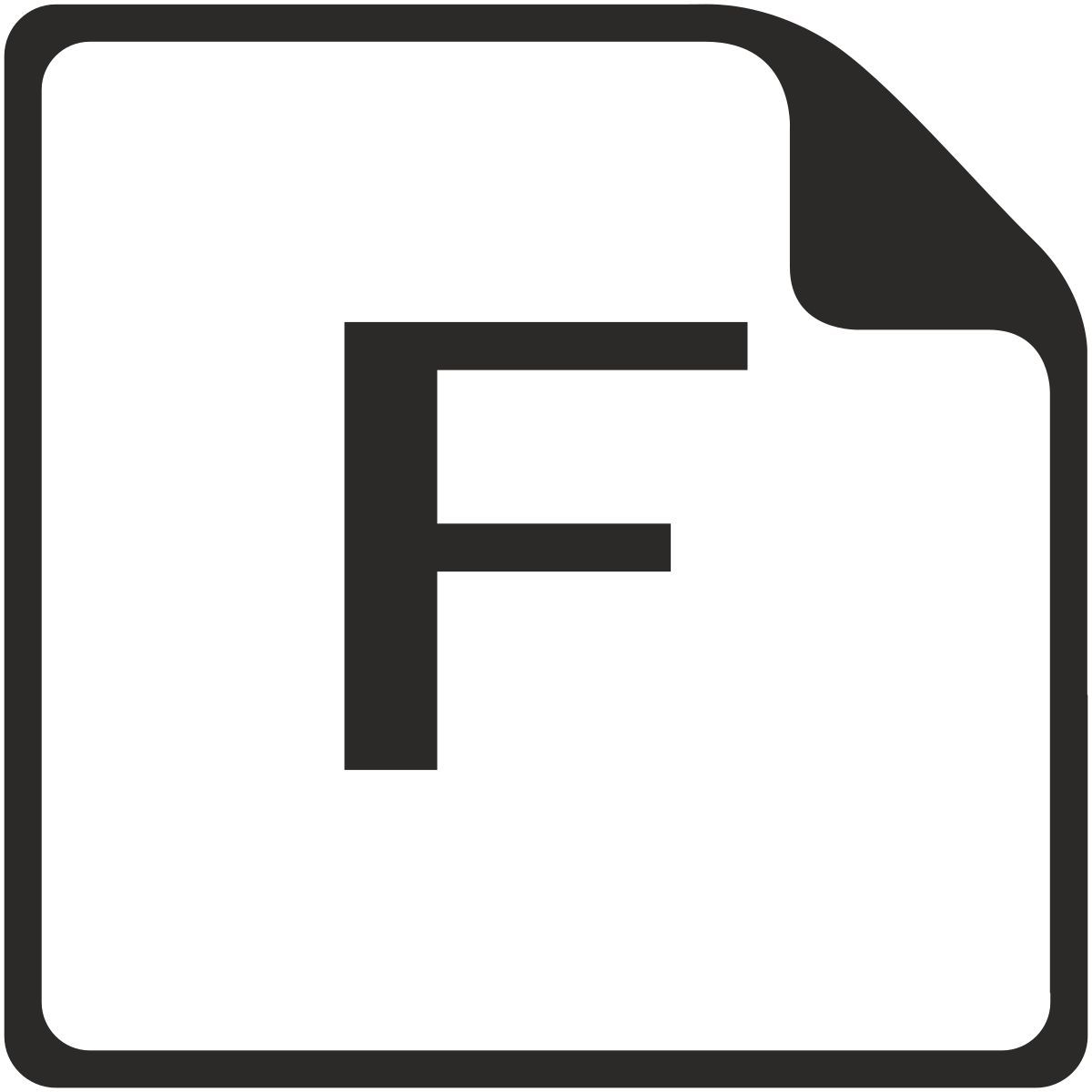 f icon