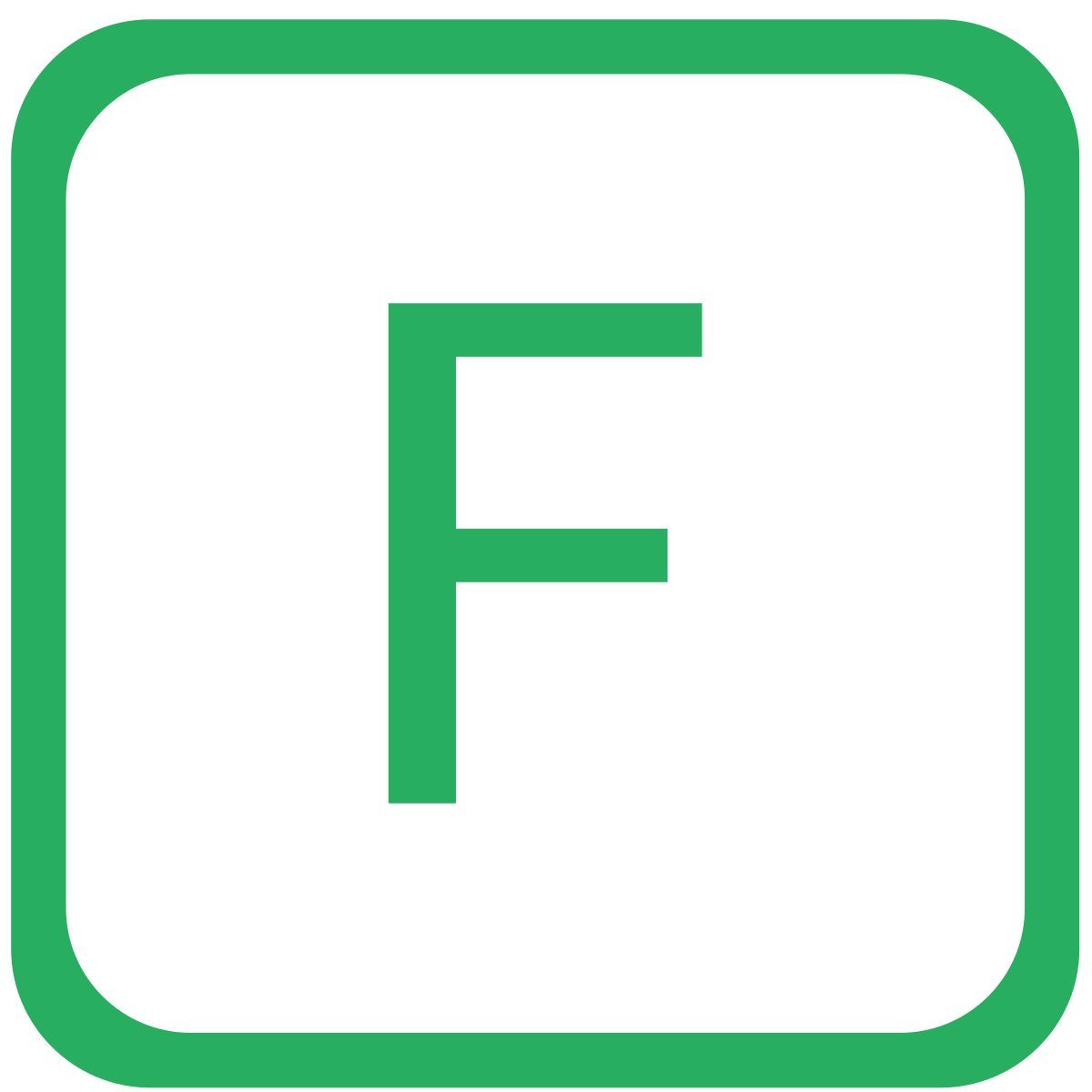 f icon