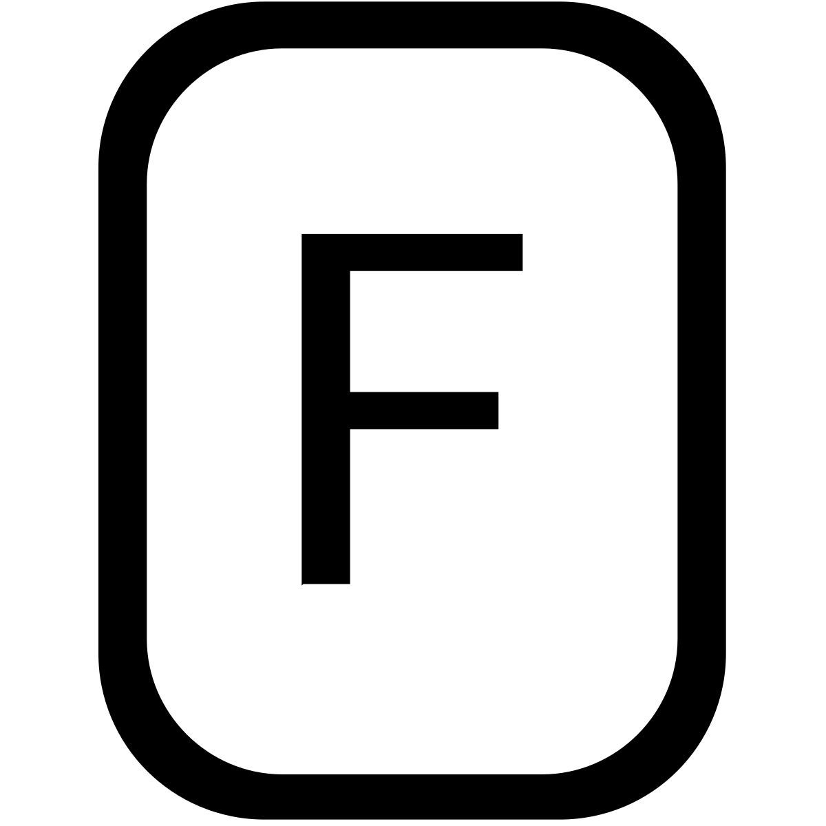 f icon