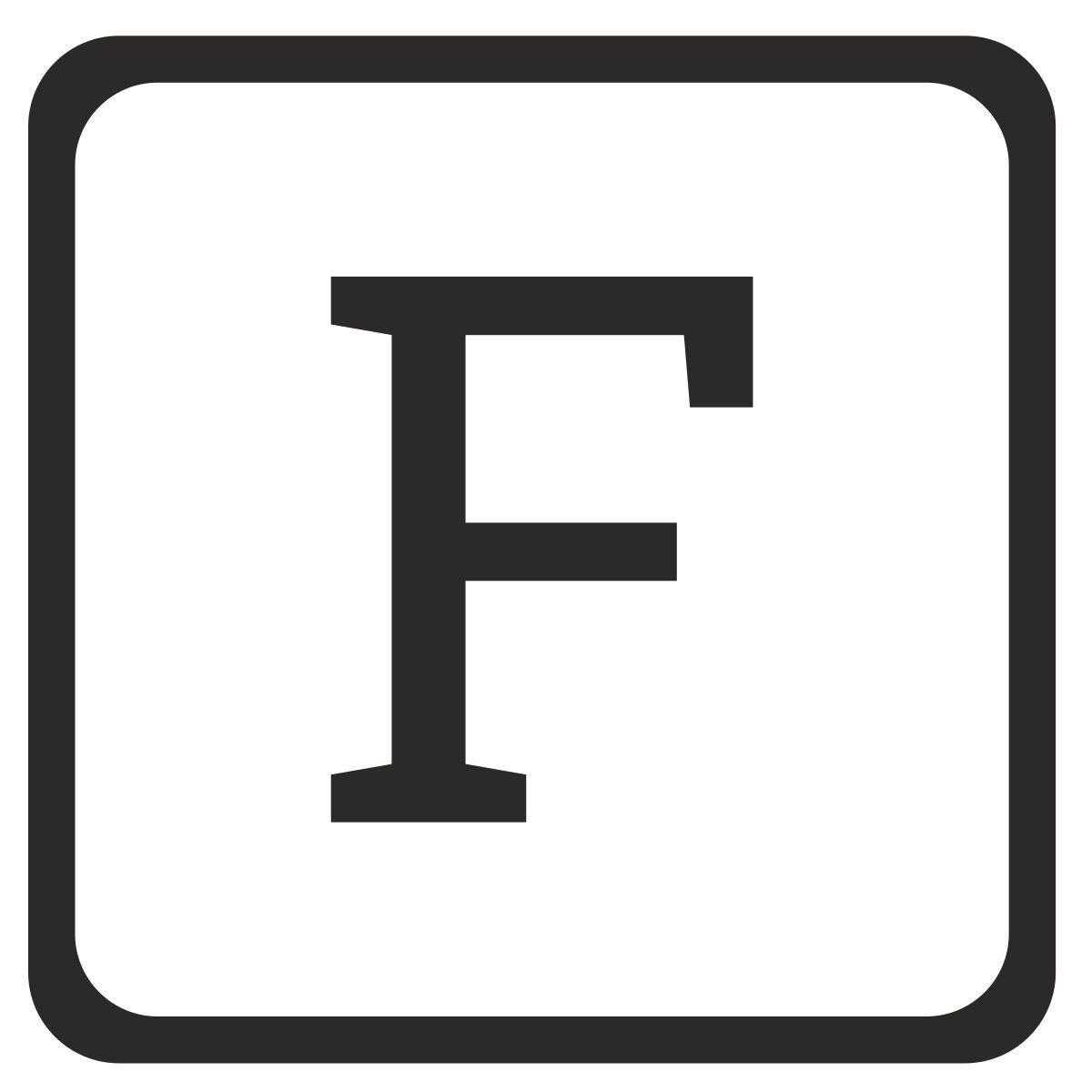 f icon