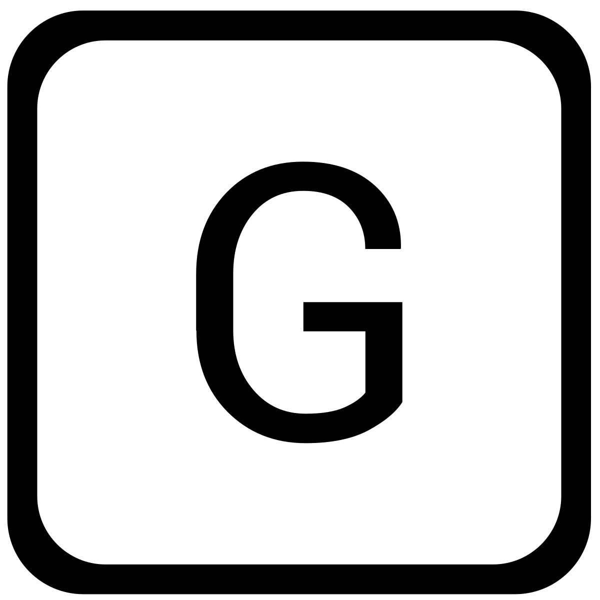 g icon