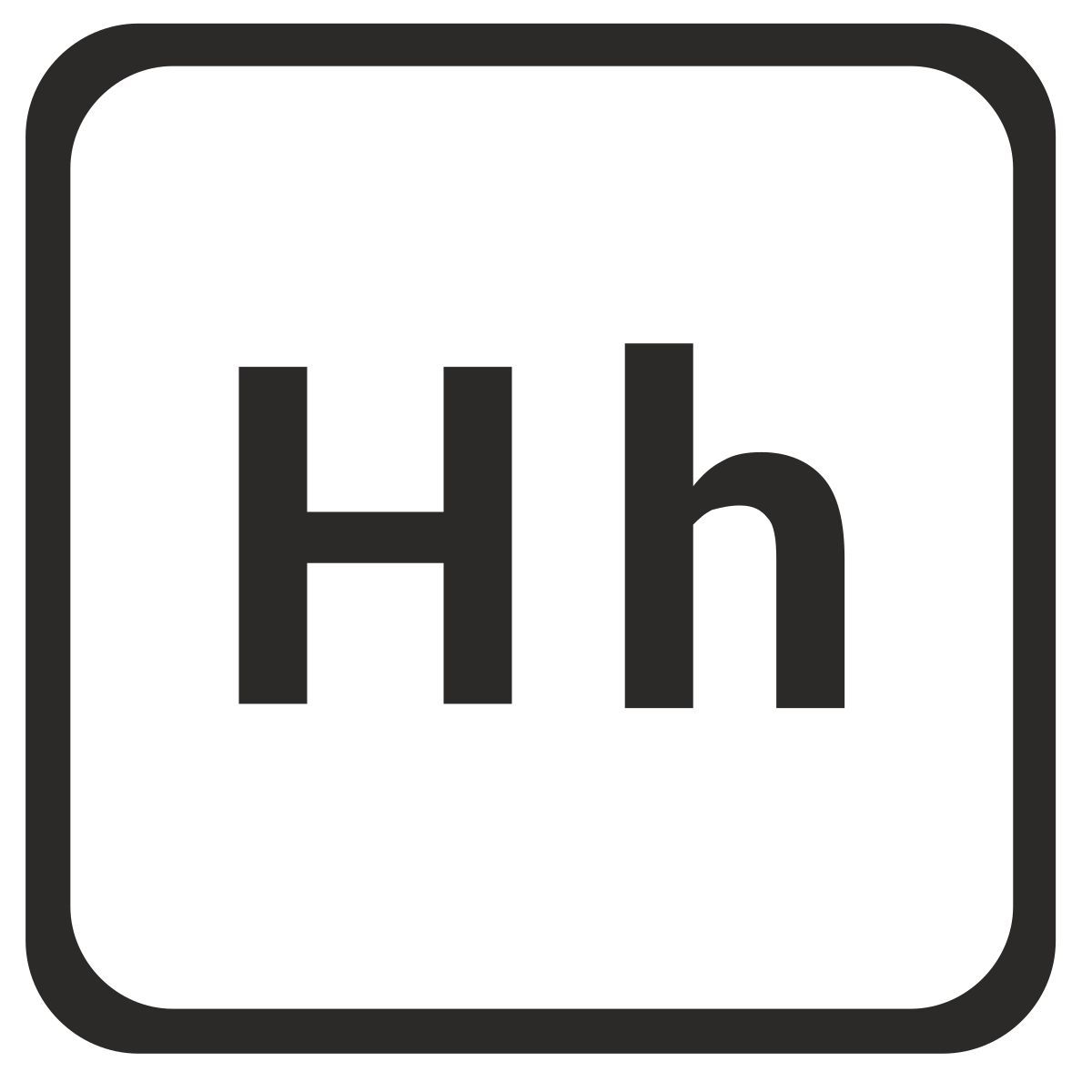 h icon
