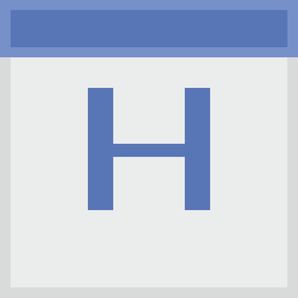 h icon