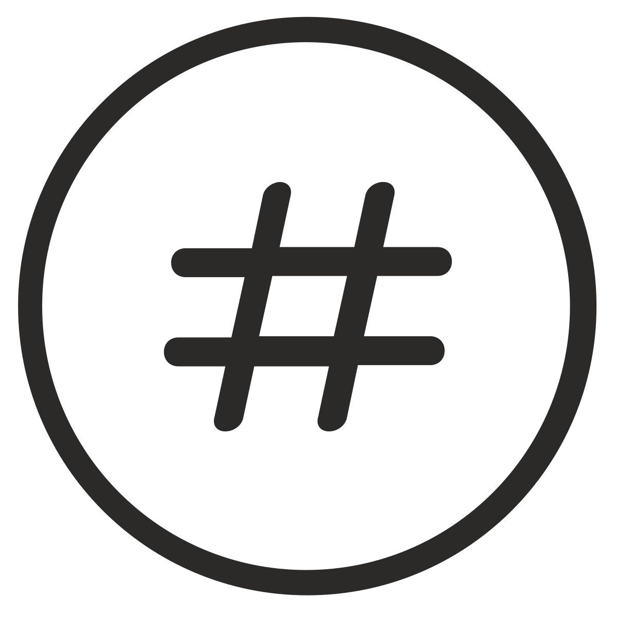 hashtag icon