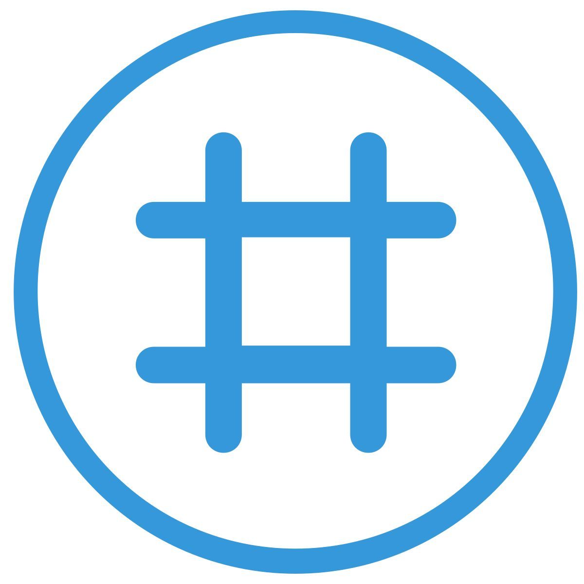 хештег icon