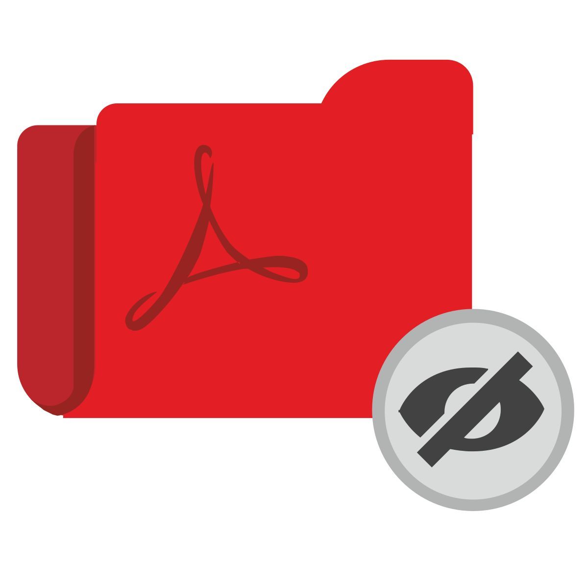 hide folder icon