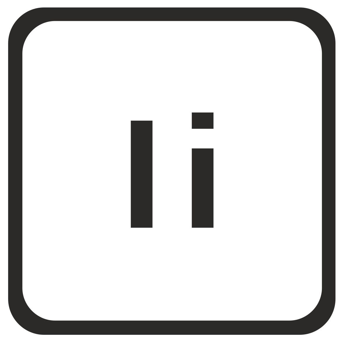 i icon