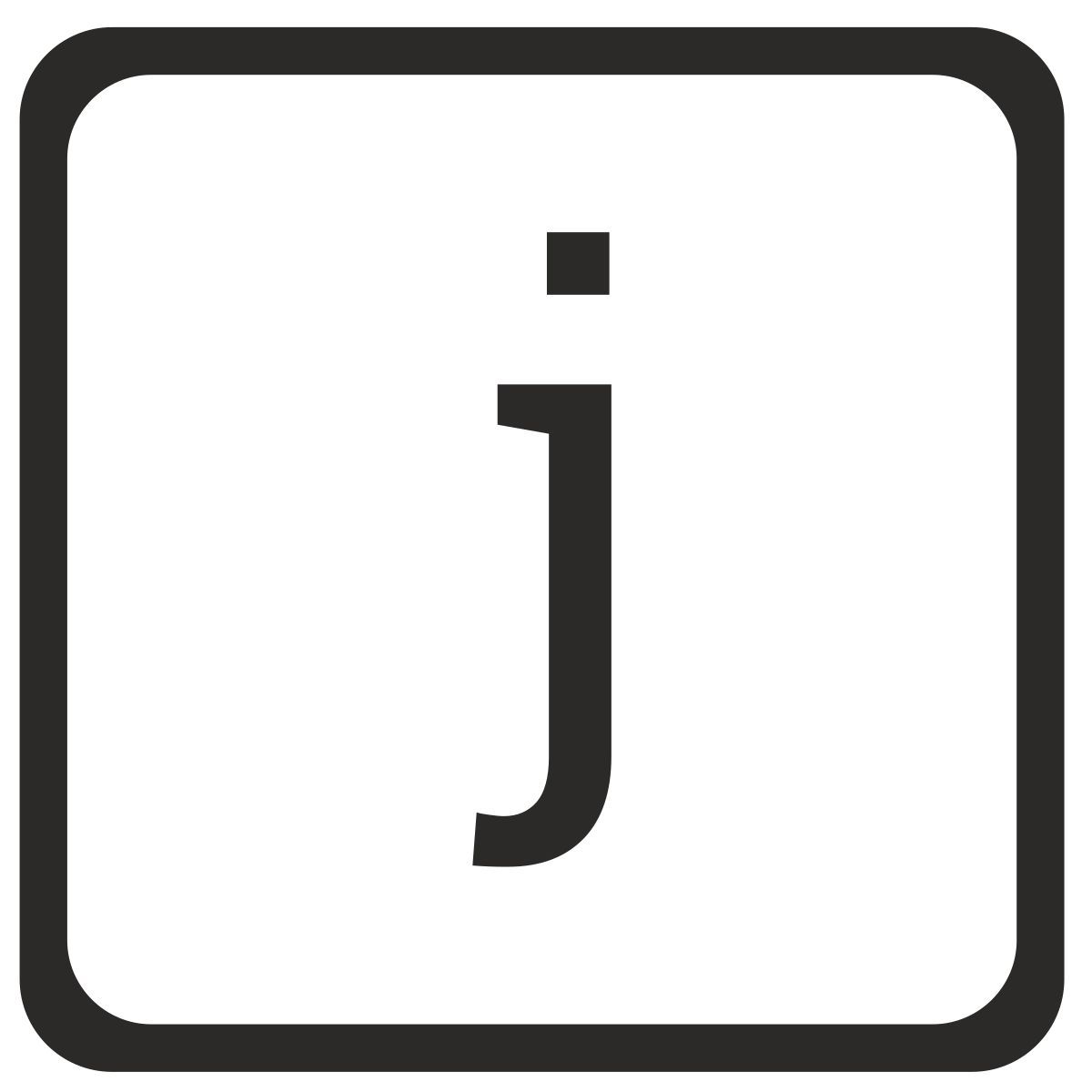 J icon