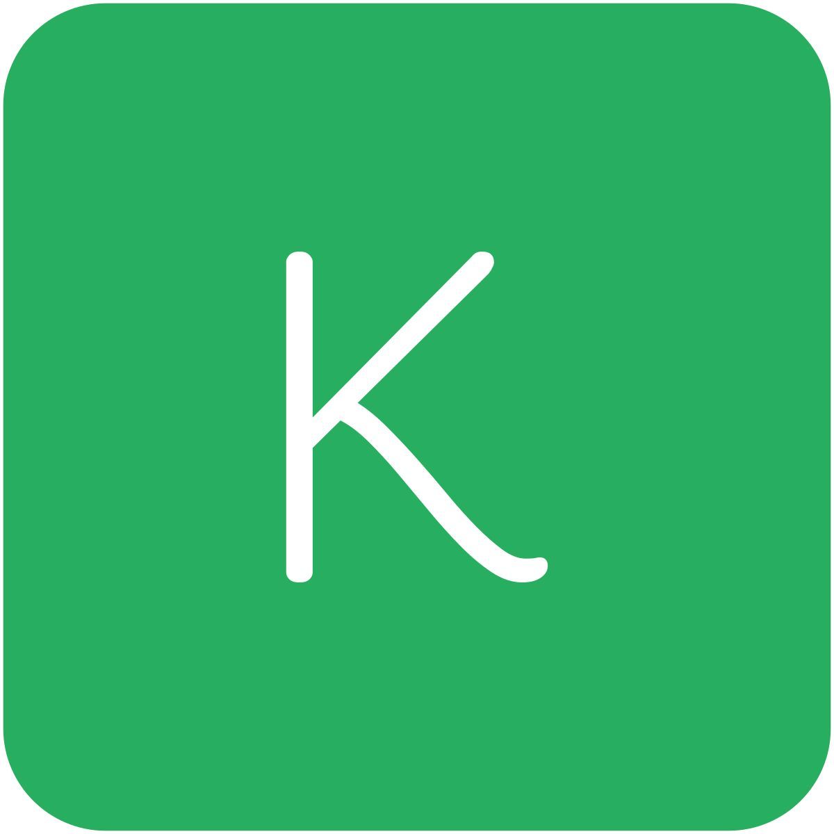 k icon