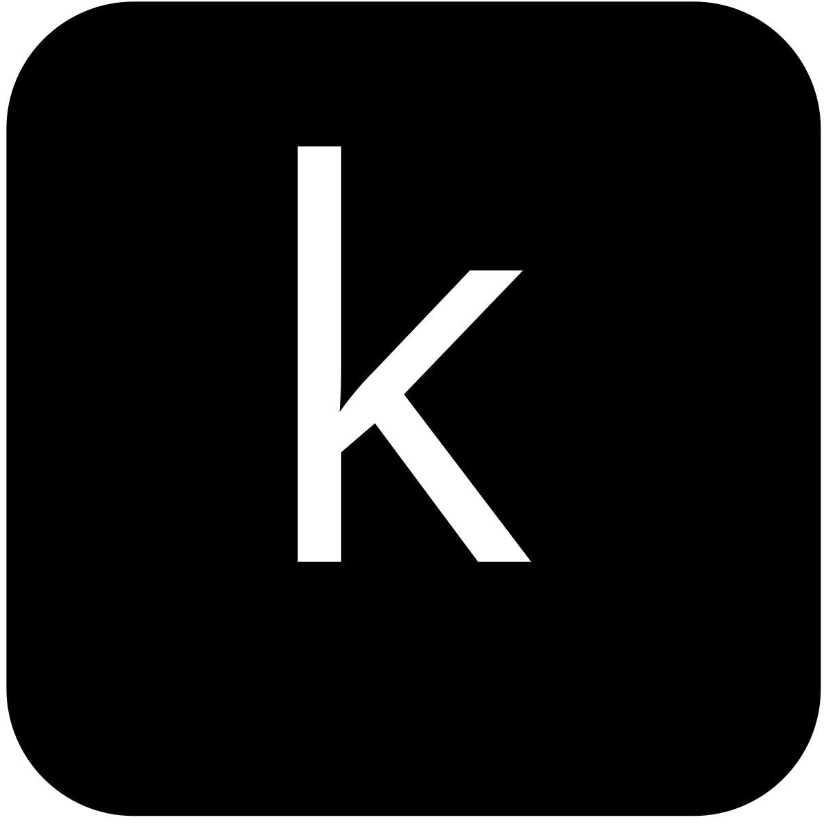 k icon