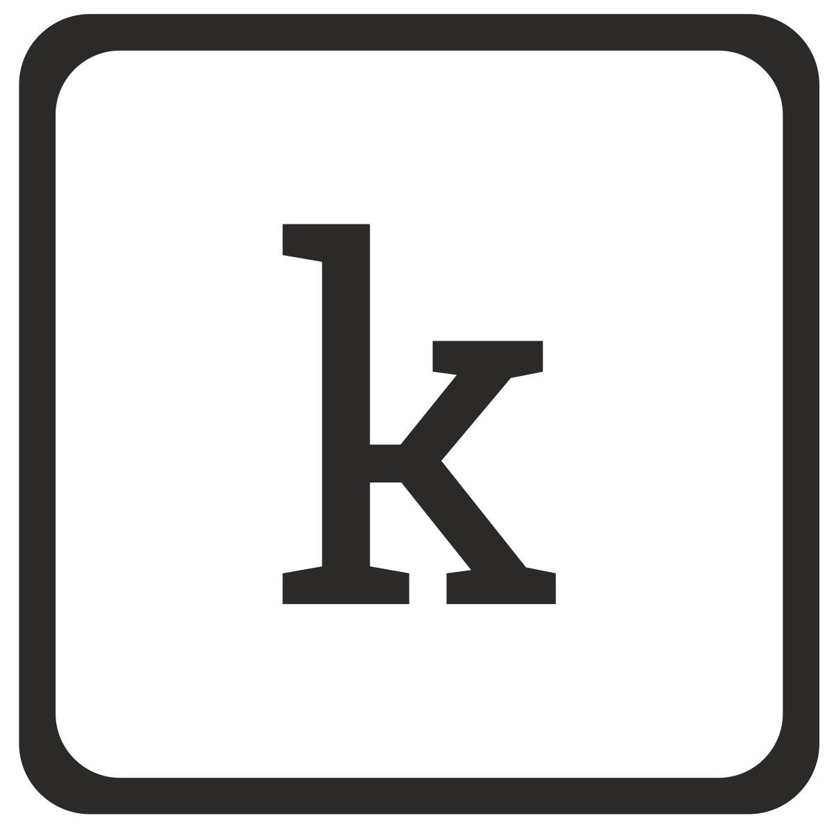 k icon