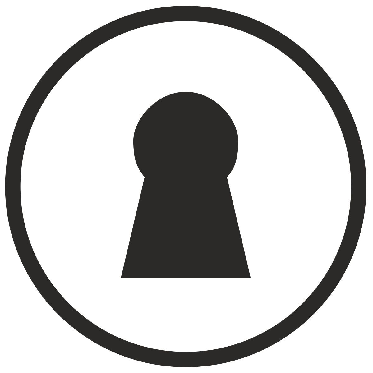 锁孔 图标