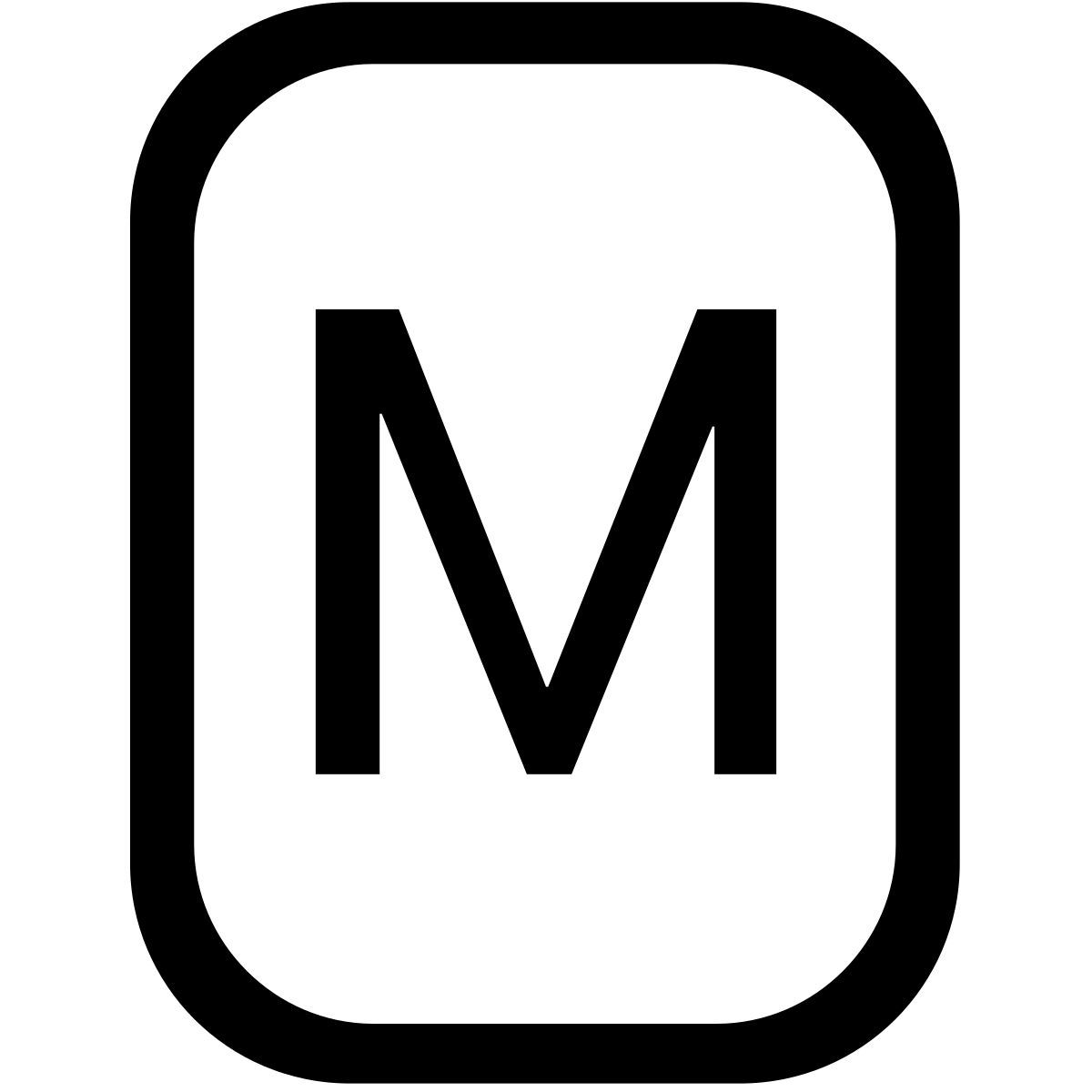 m icon