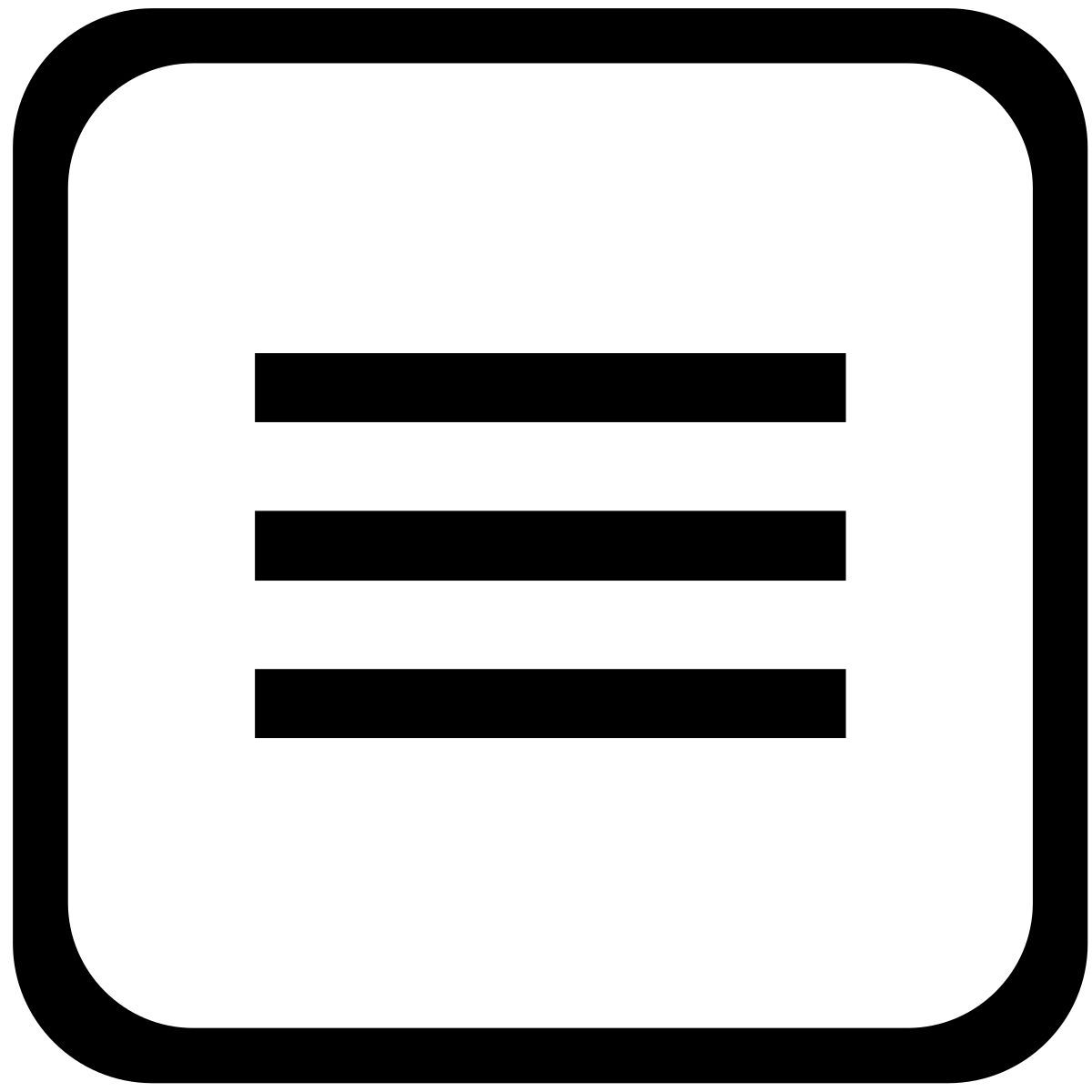 menu icon