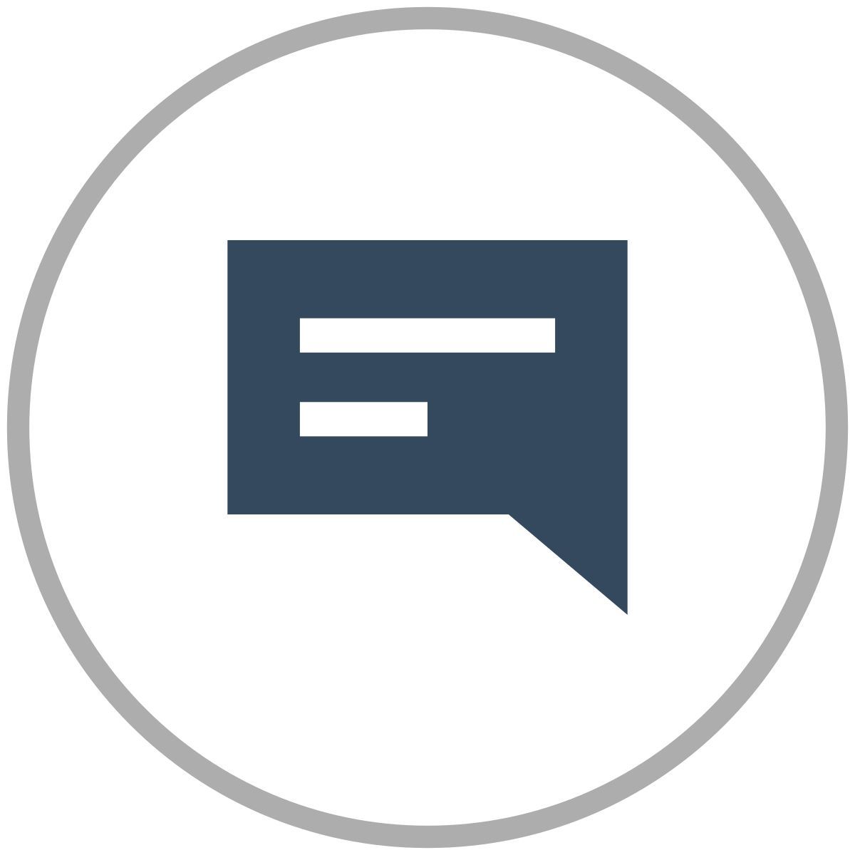 message icon