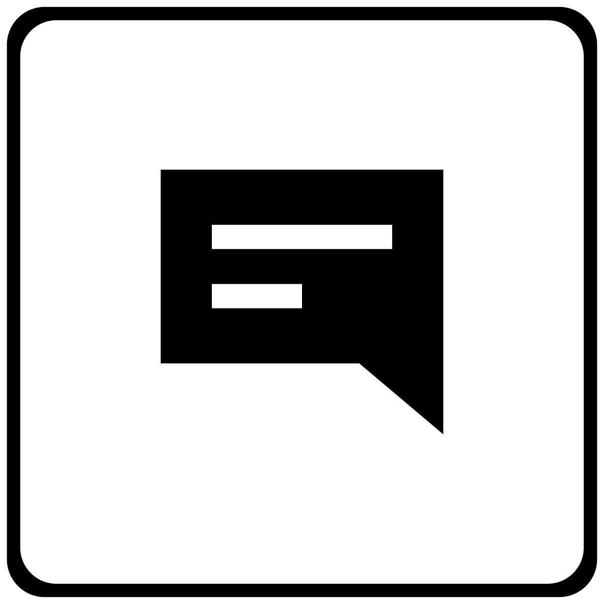 message icon