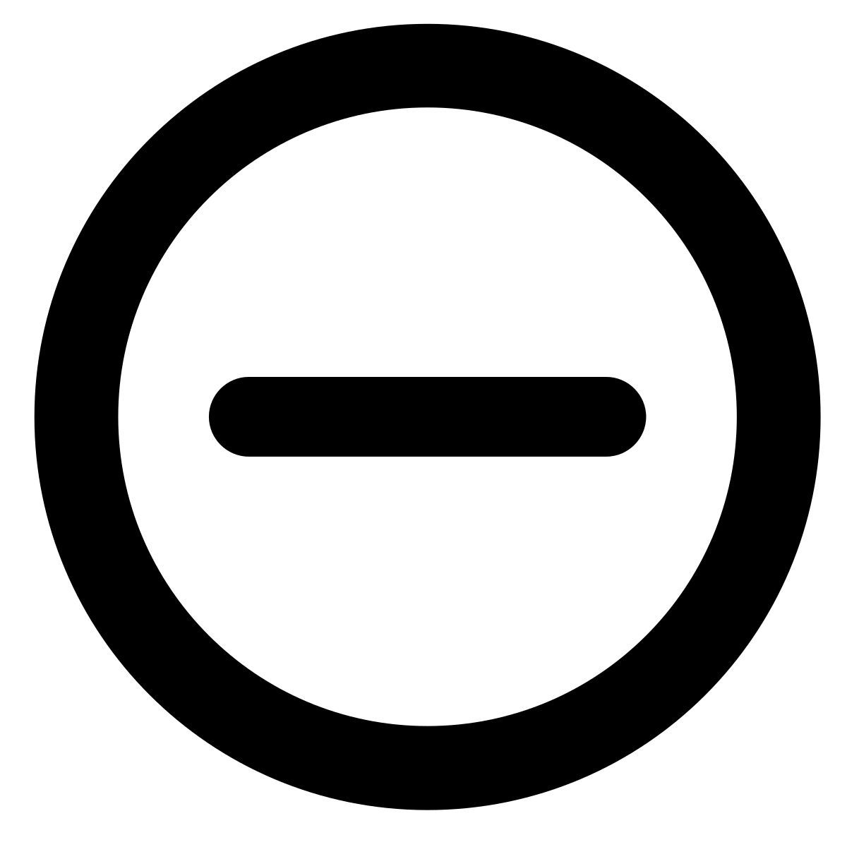 minus icon
