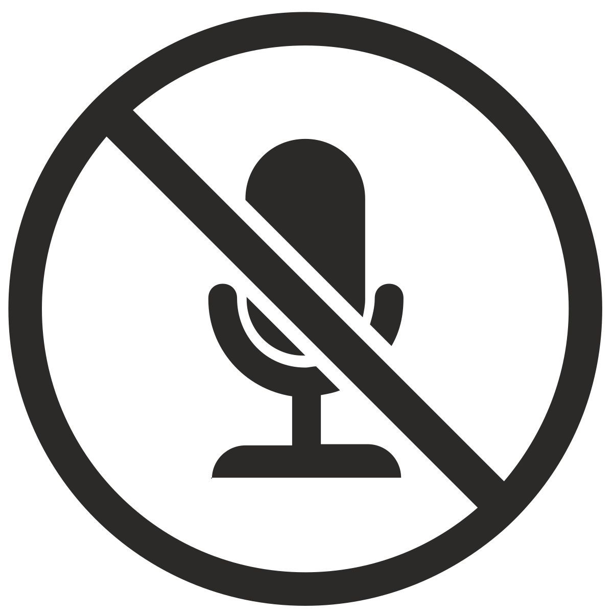 mikrofon stummschalten icon