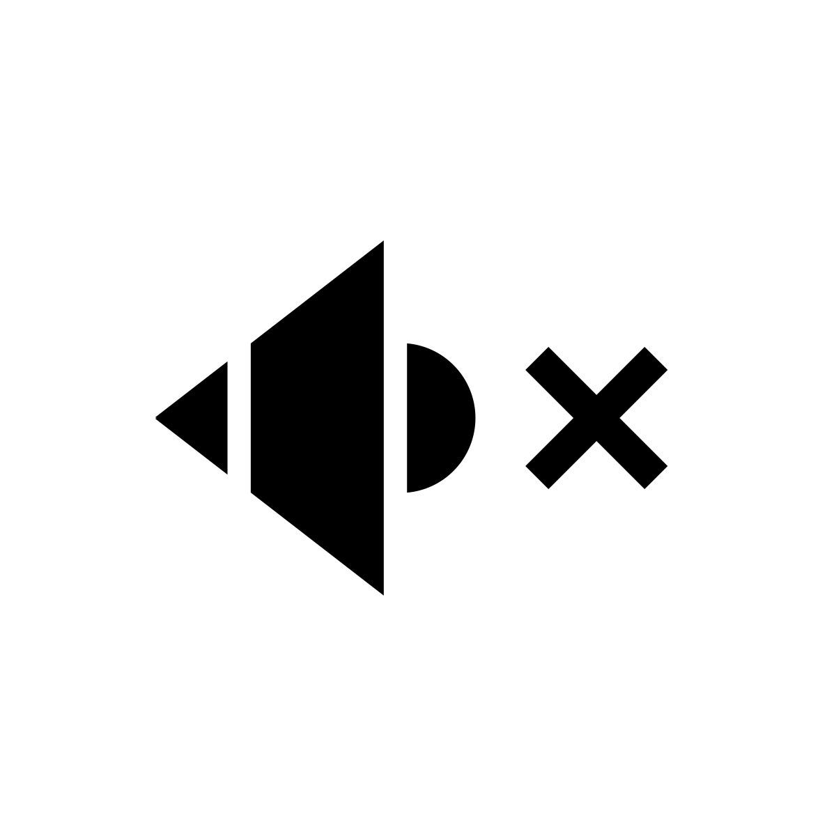 음소거 사운드 icon