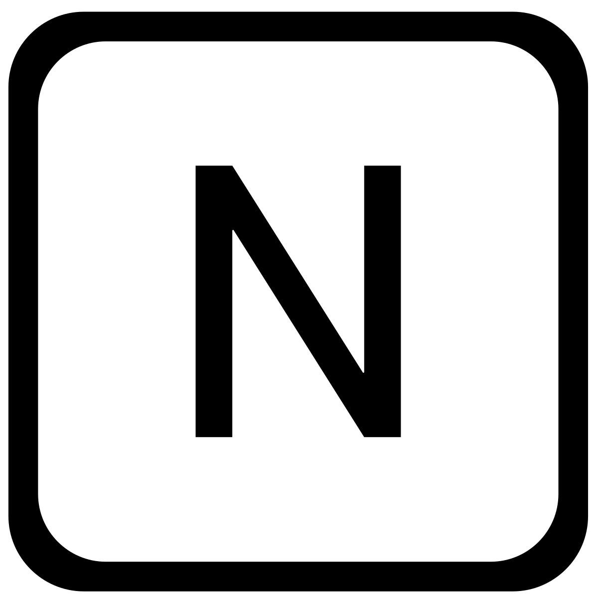 n icon