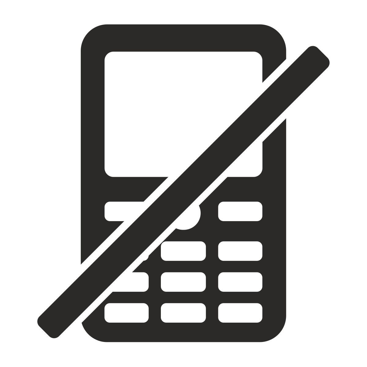 móvil sin conexión icon