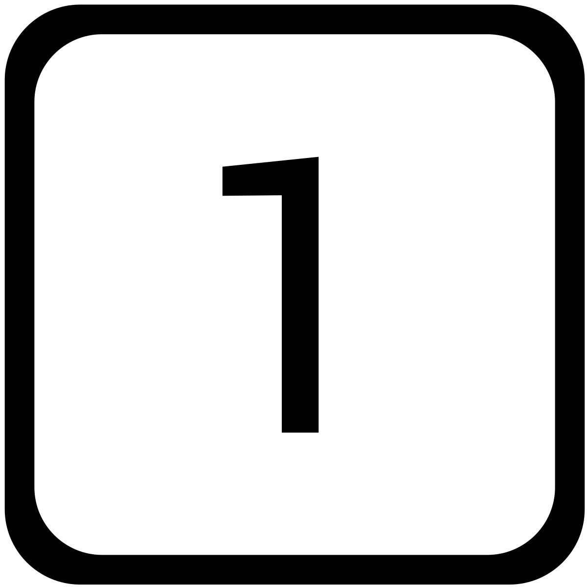 1つ icon