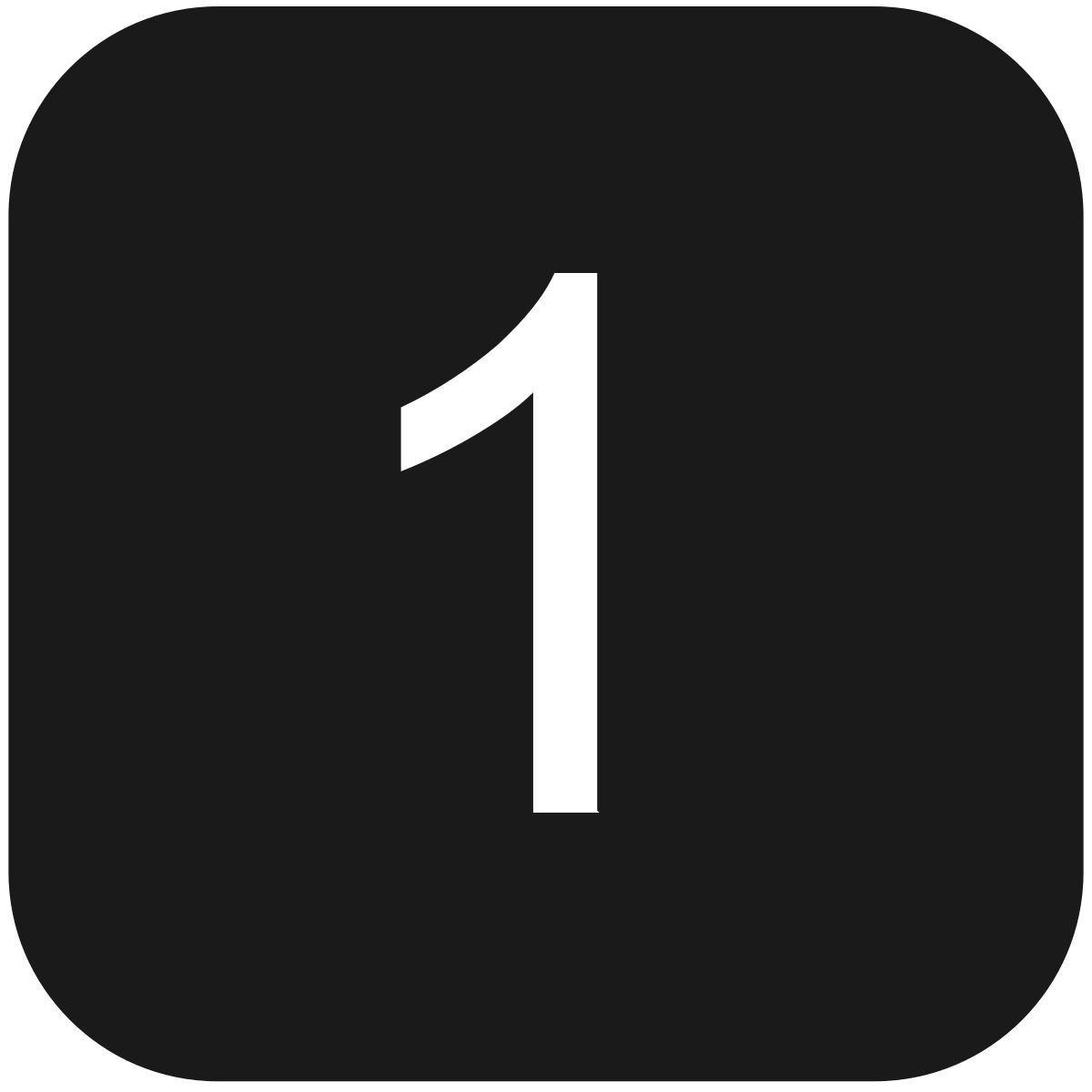1つ icon