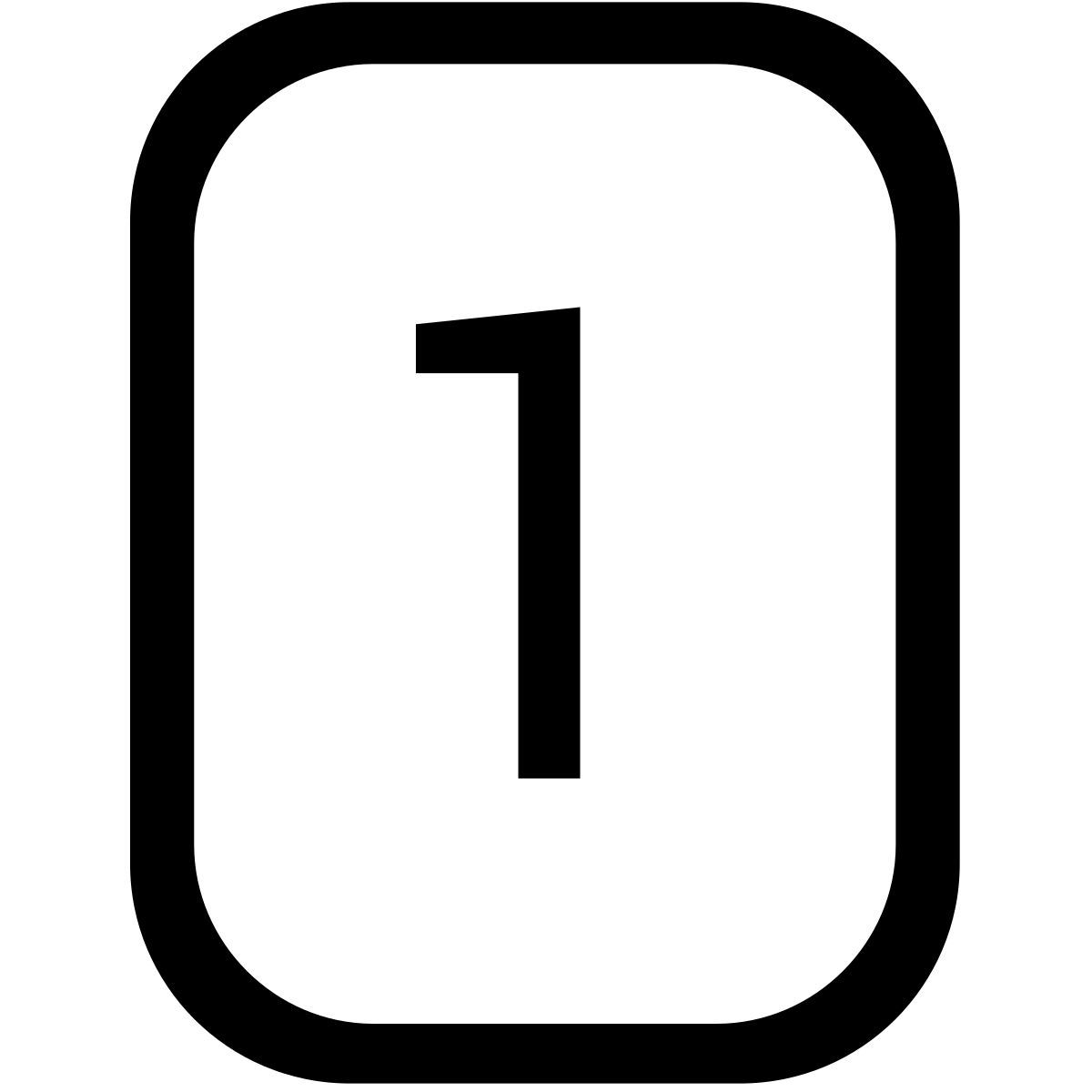 1つ icon