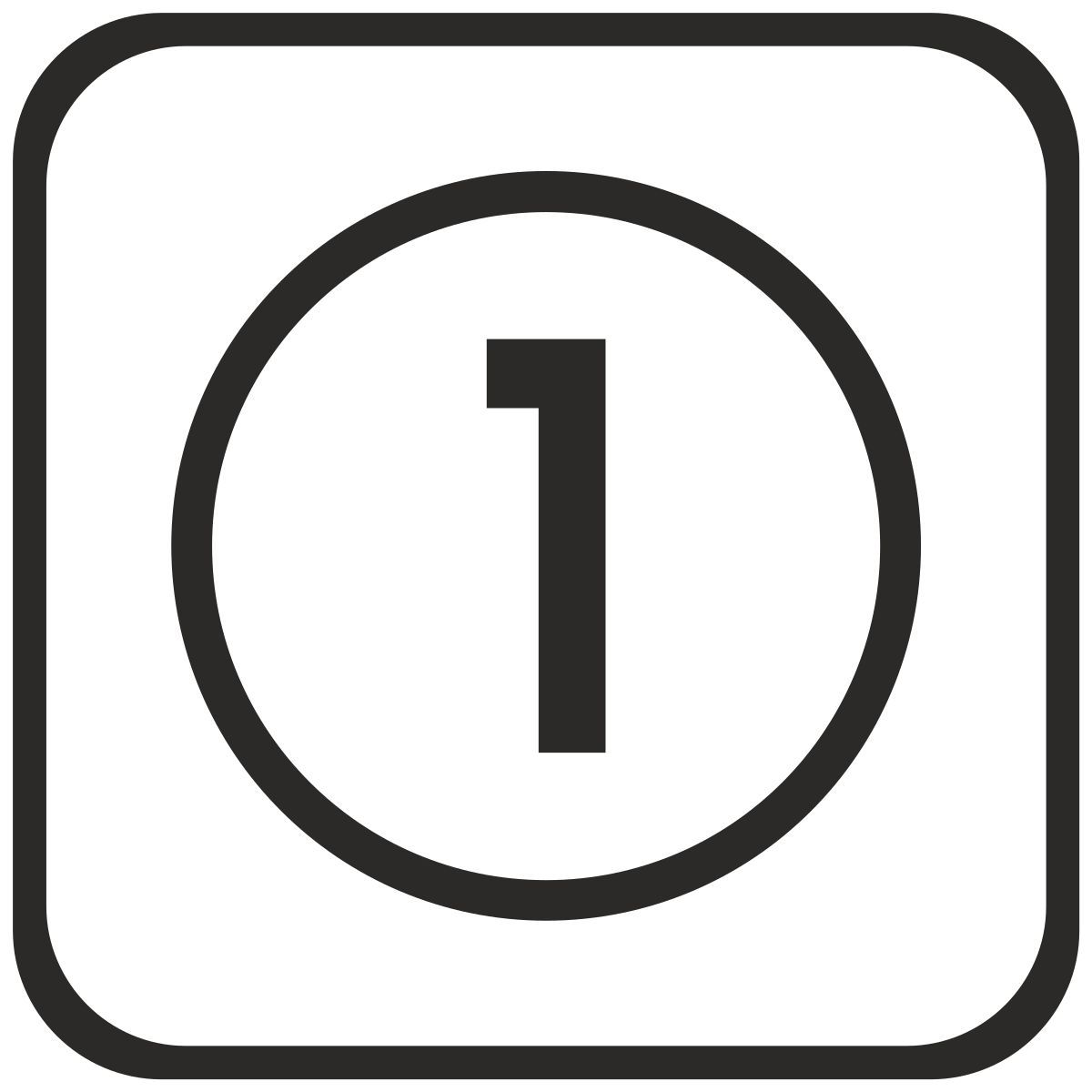 one icon