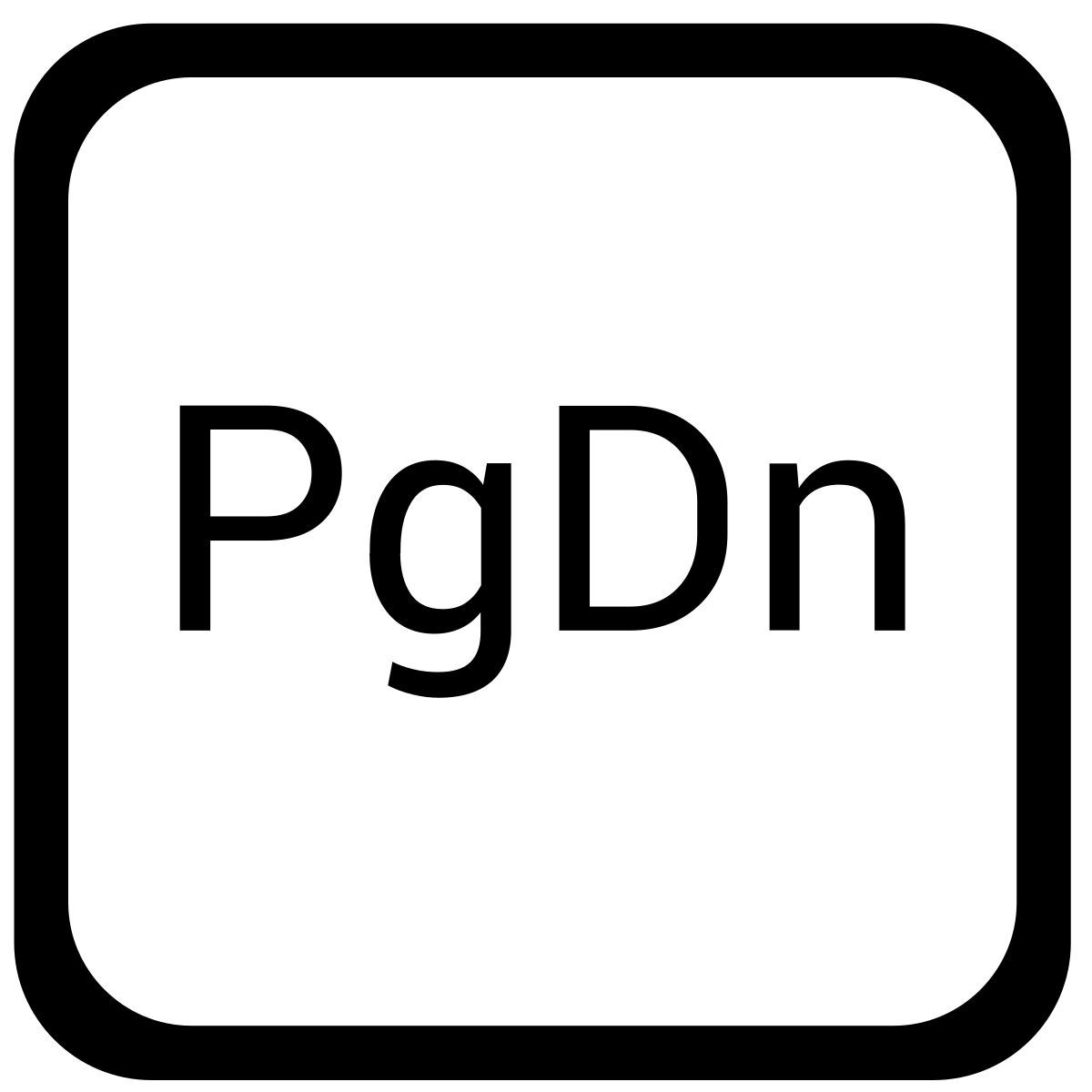 page down icon