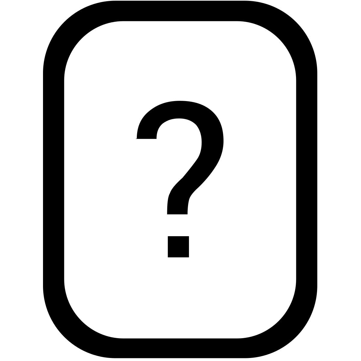 问题 icon