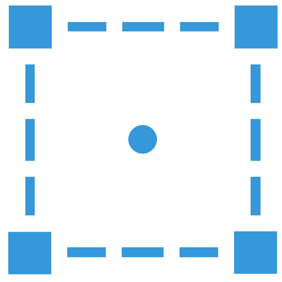 eingekreister punkt icon