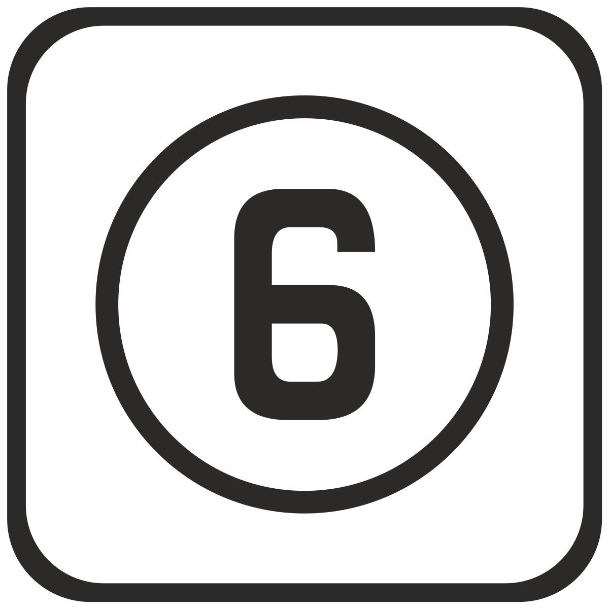 six icon