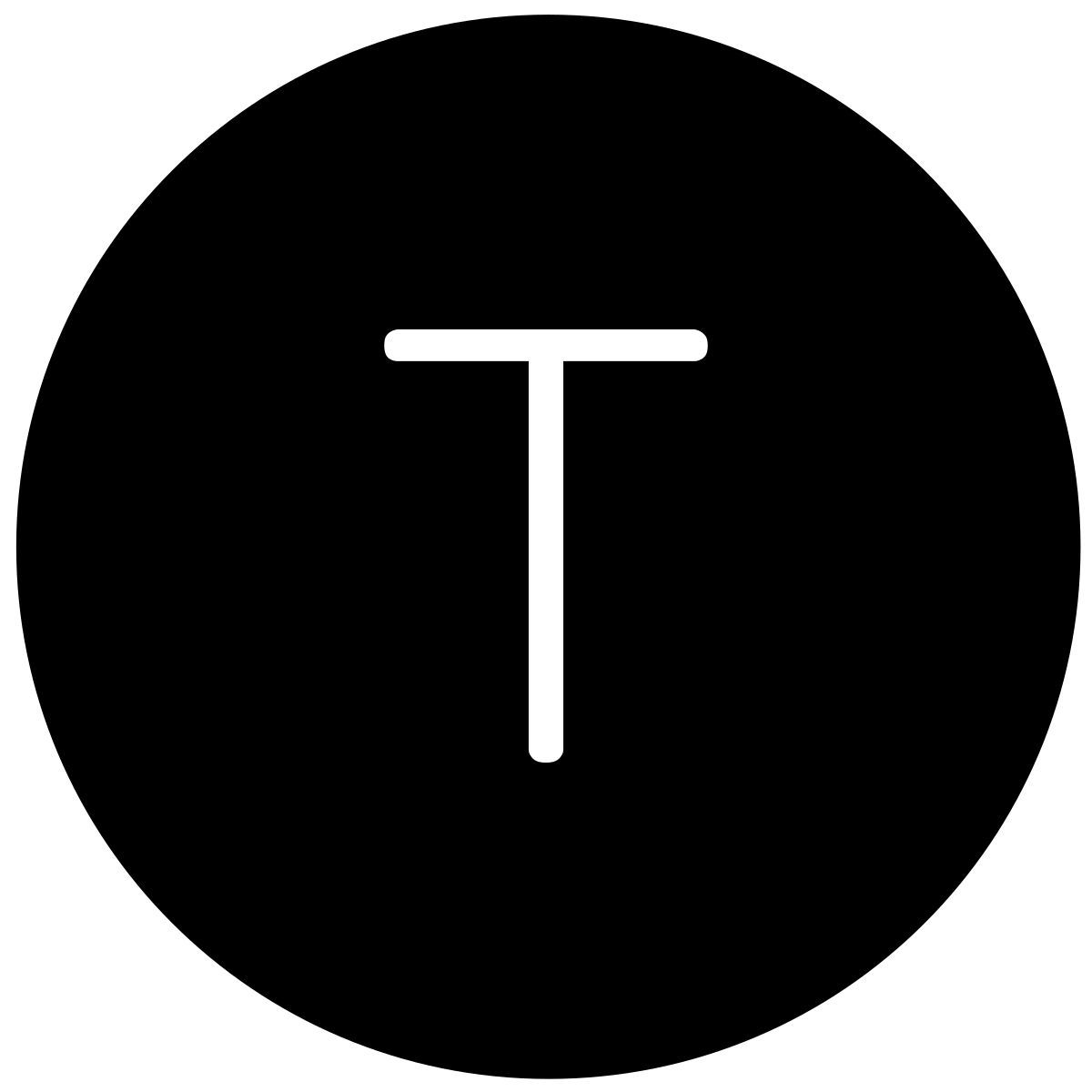 t majuscule icon