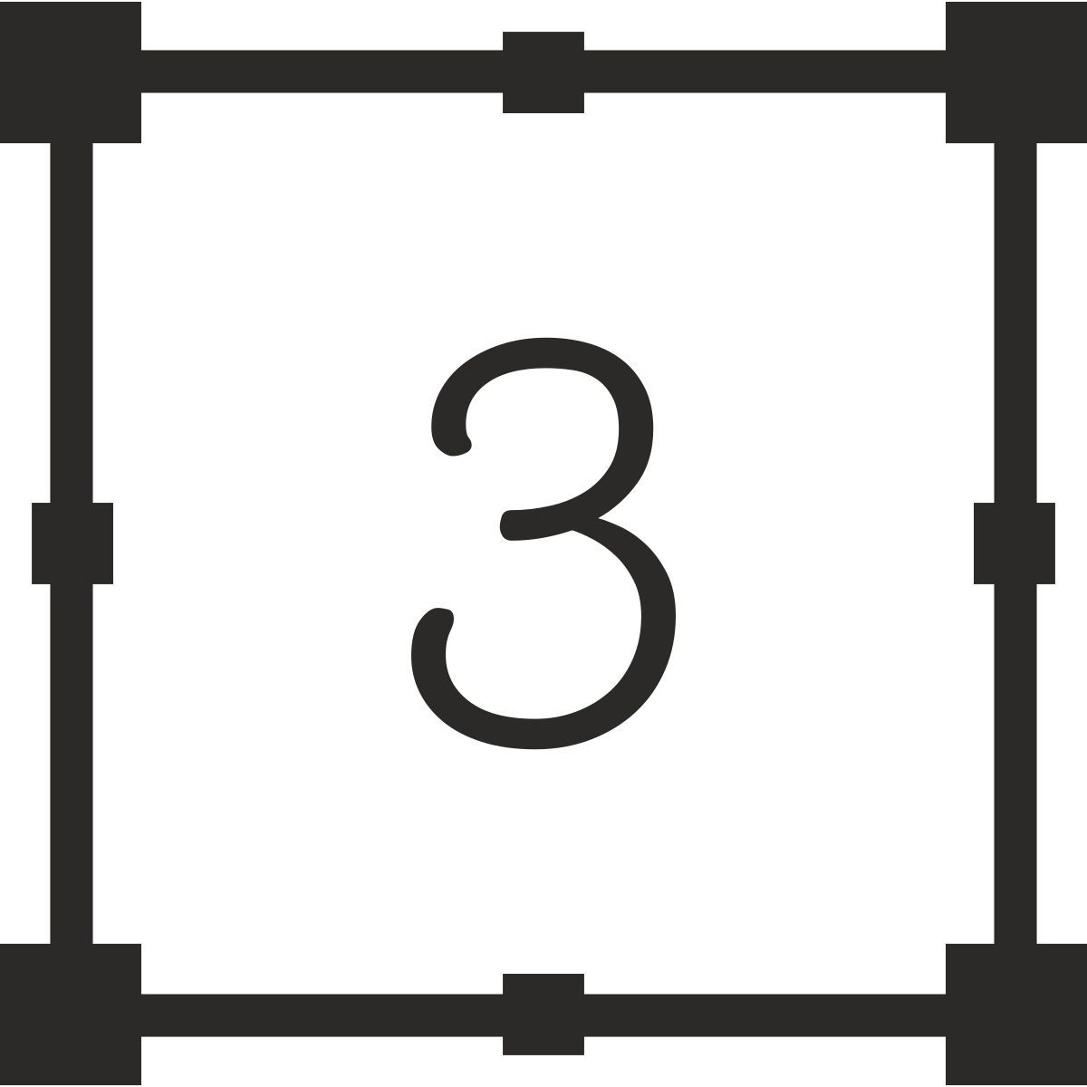 three icon