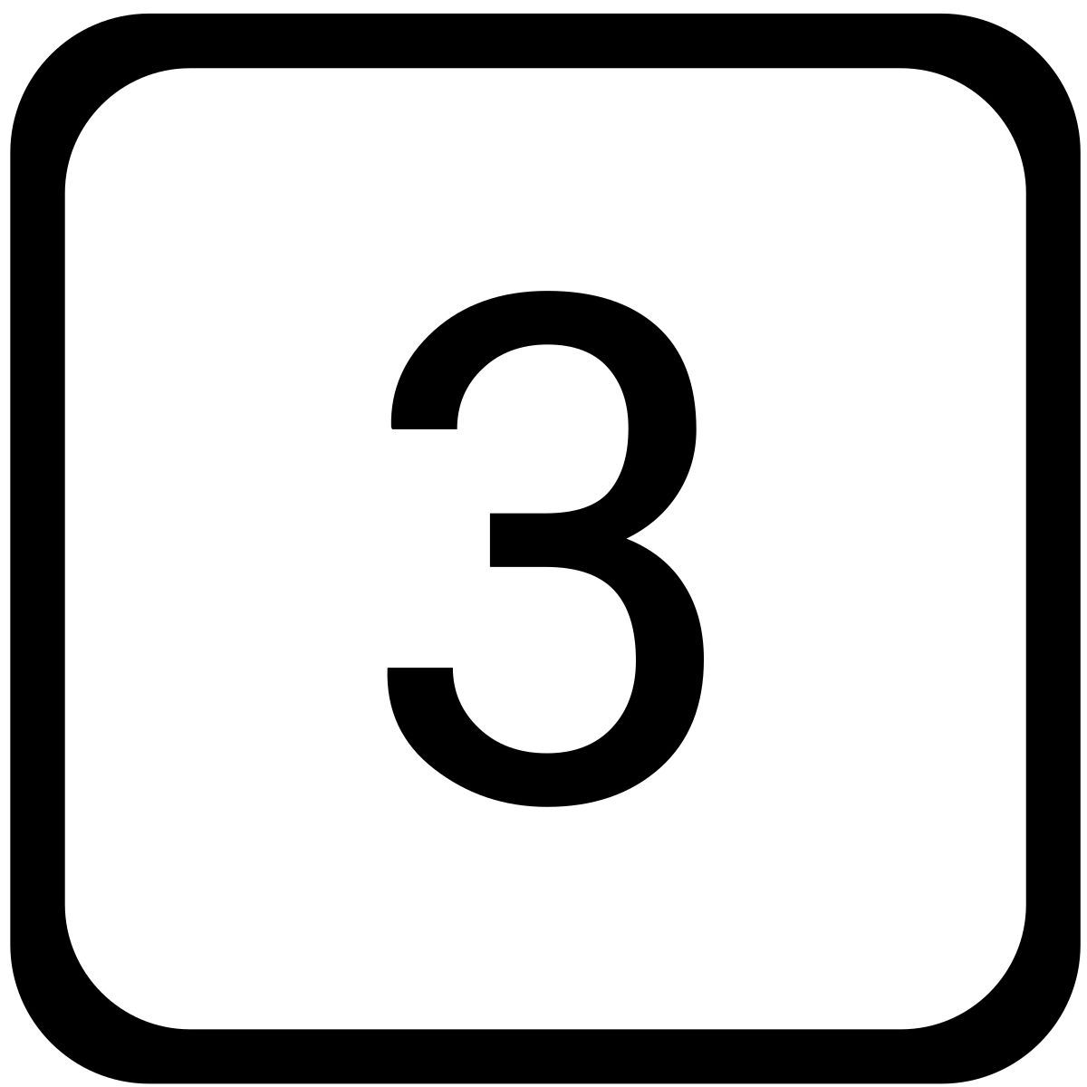 three icon
