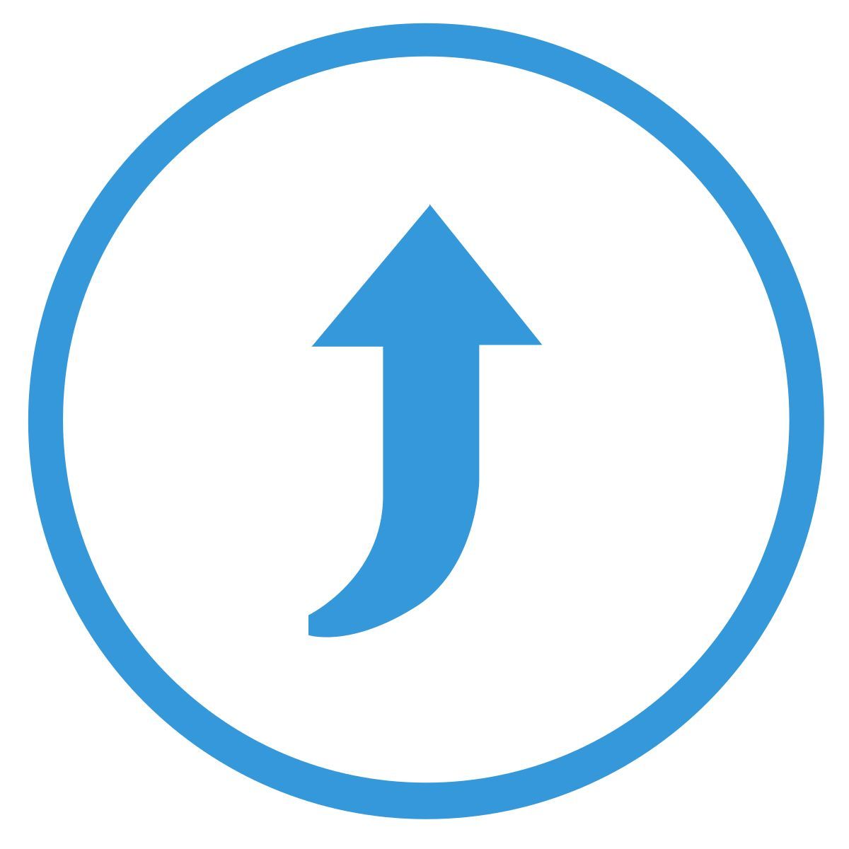 en haut icon