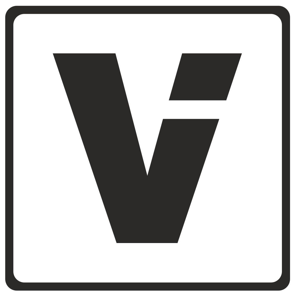 v icon
