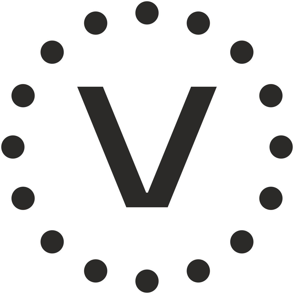v icon